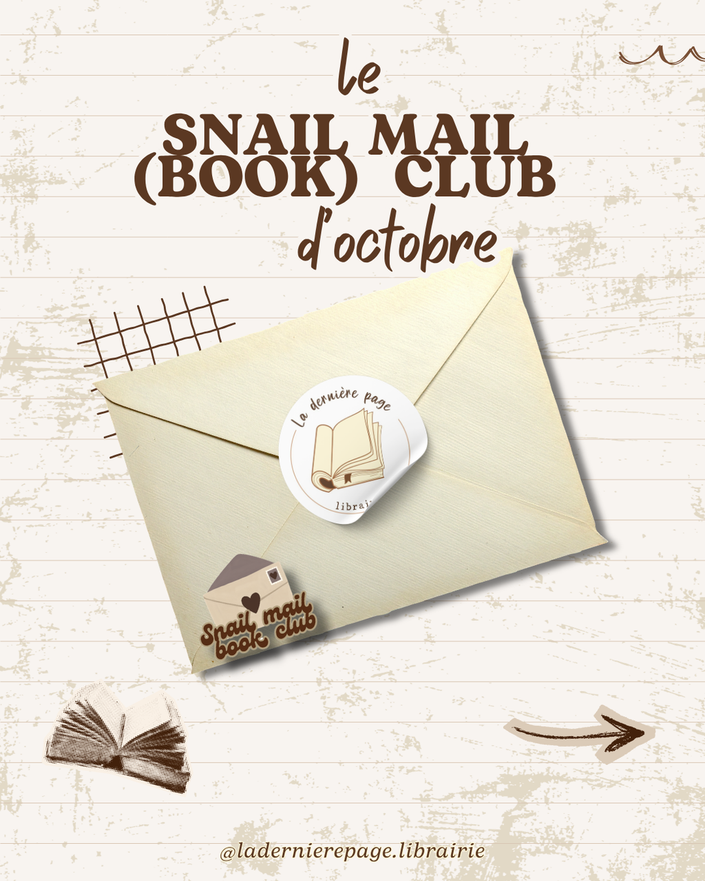 Snail mail book club - Octobre 2026 🍂