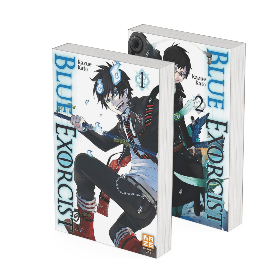 Blue Exorcist tomes 1 & 2 de Kazue Katō - Occasion