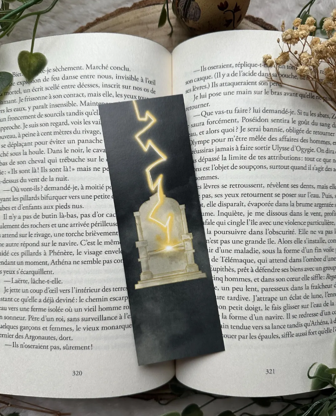 Marque-page dieu Zeus – La puissance de l’Olympe