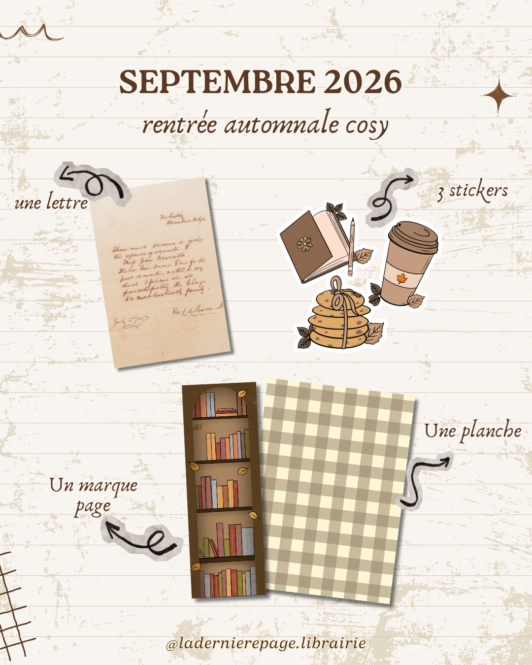 Snail mail book club - Septembre 2026 🍂