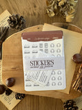 Kit de stickers carnet de lecture