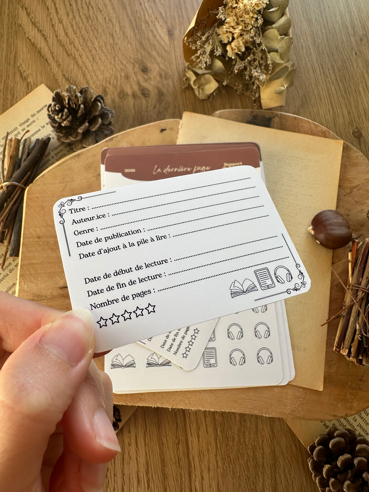 Kit de stickers carnet de lecture