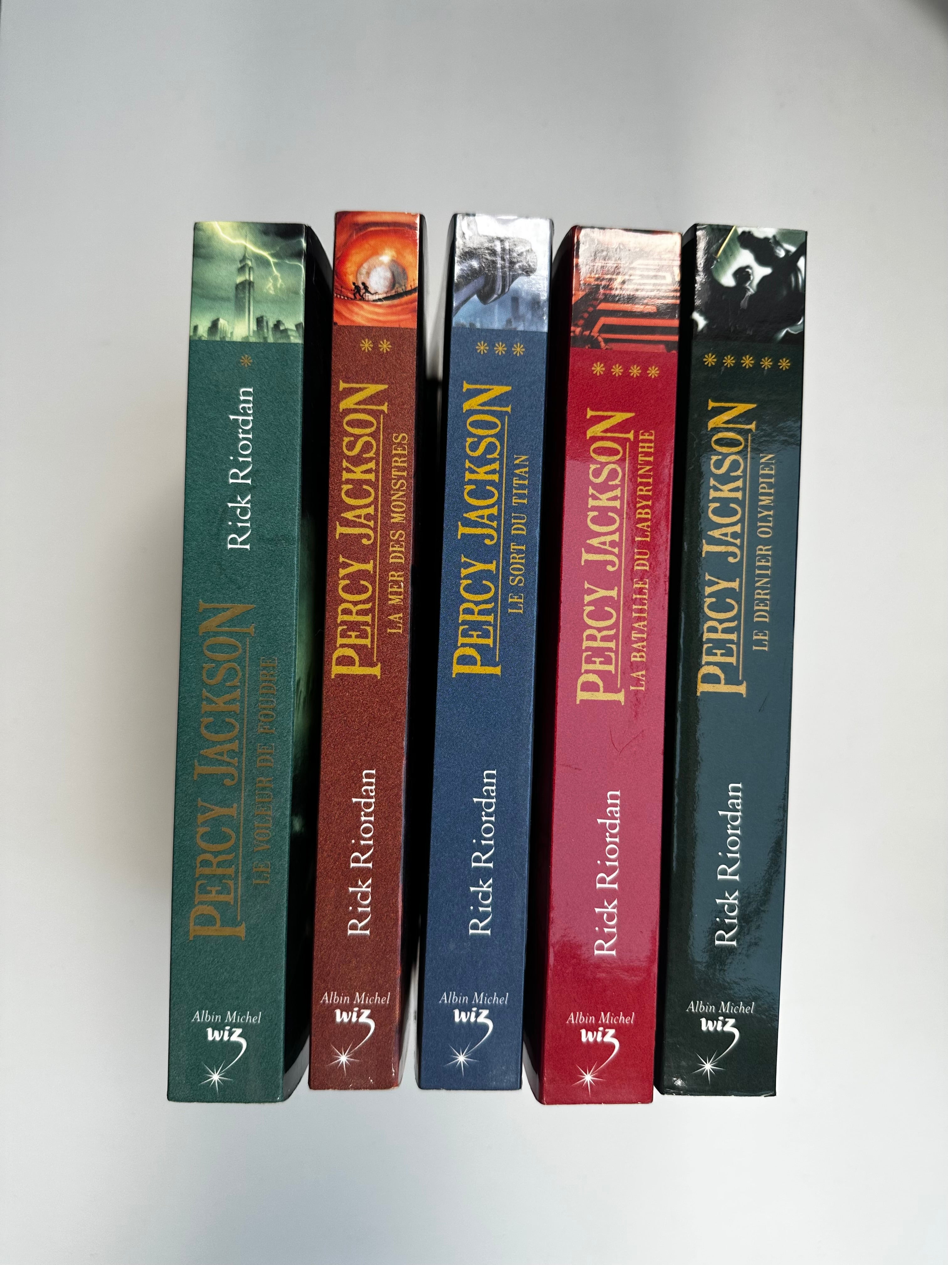 Percy Jackson et les Olympiens - Saga complète occasion – Lot Tomes 1 à 5