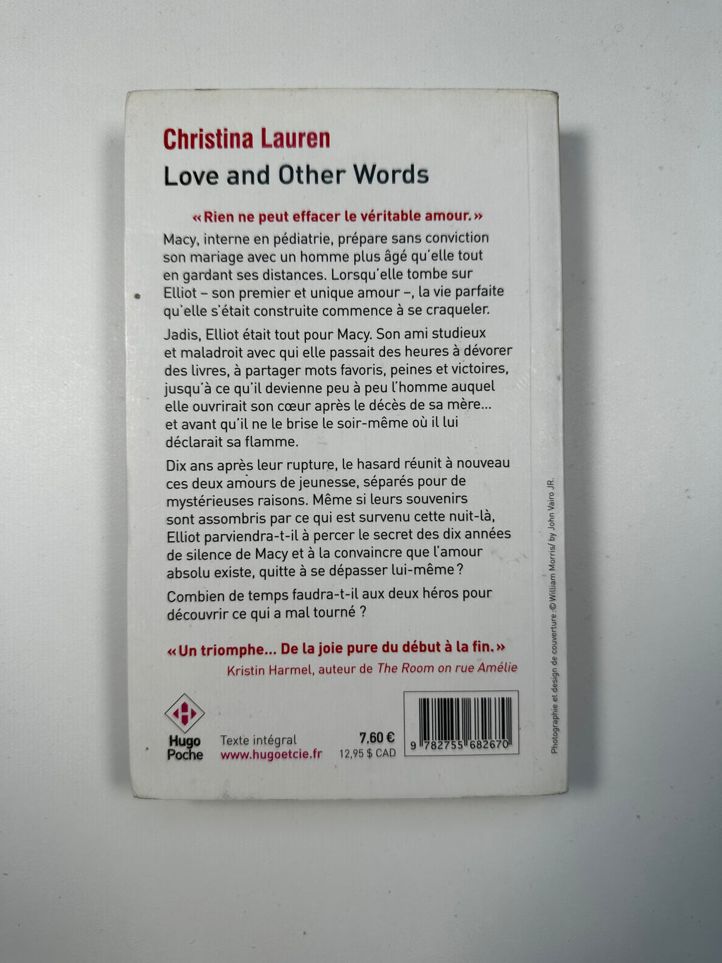 Love and Other Words - Christina Lauren - Occasion poche