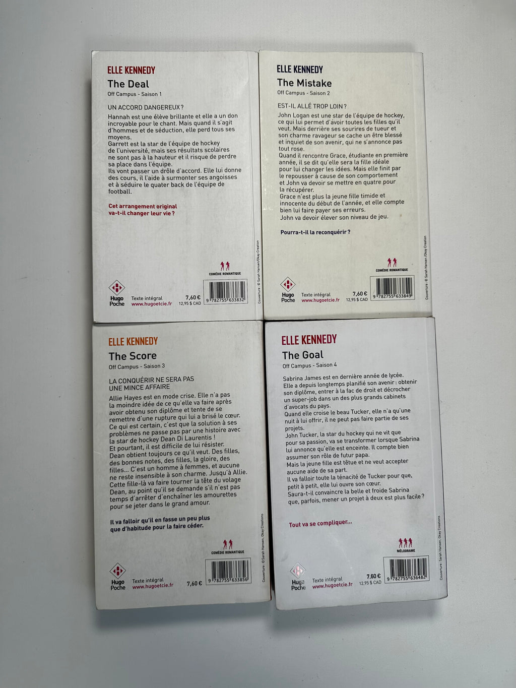 Off Campus – Lot Tomes 1 à 4 - Elle Kennedy - Occasion poche