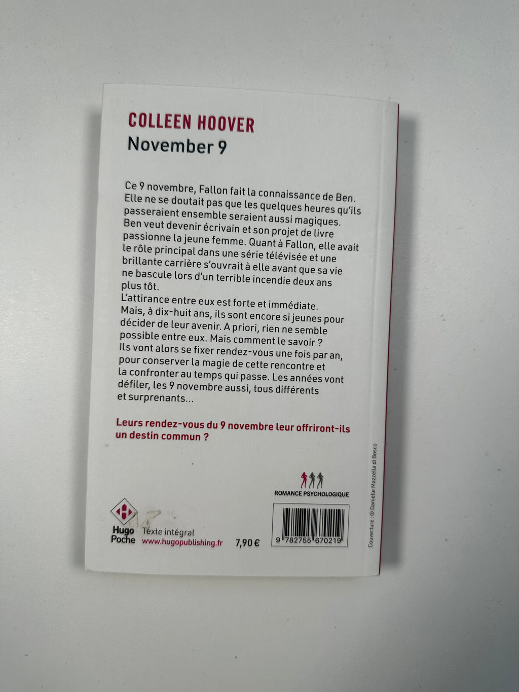 November 9 - Colleen Hoover - Occasion poche