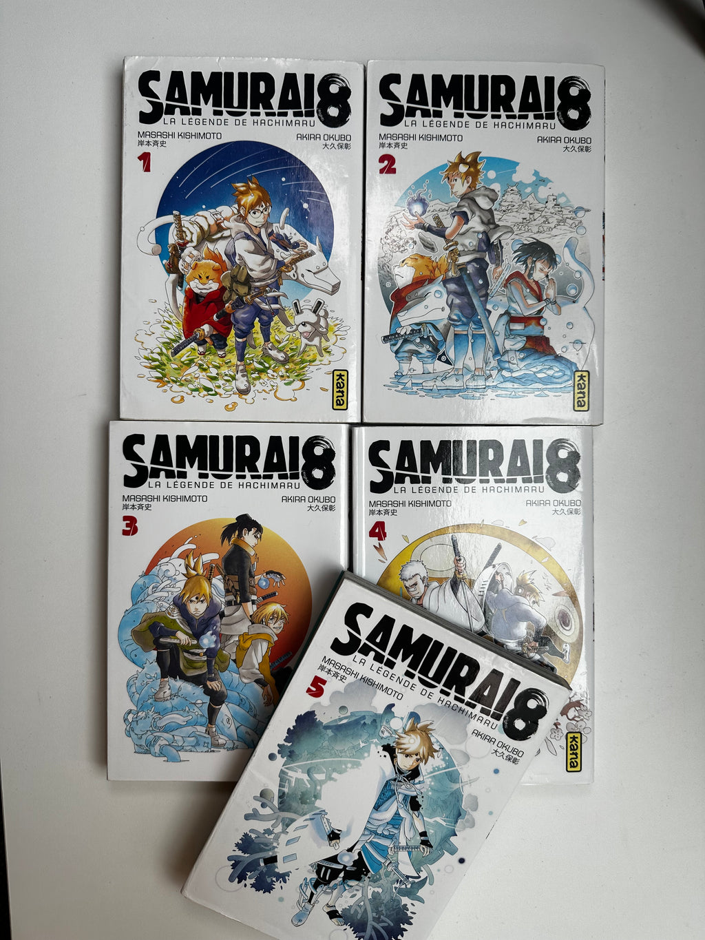 Samurai 8 – Tomes 1 à 5 (intégrale) - Manga - Occasion
