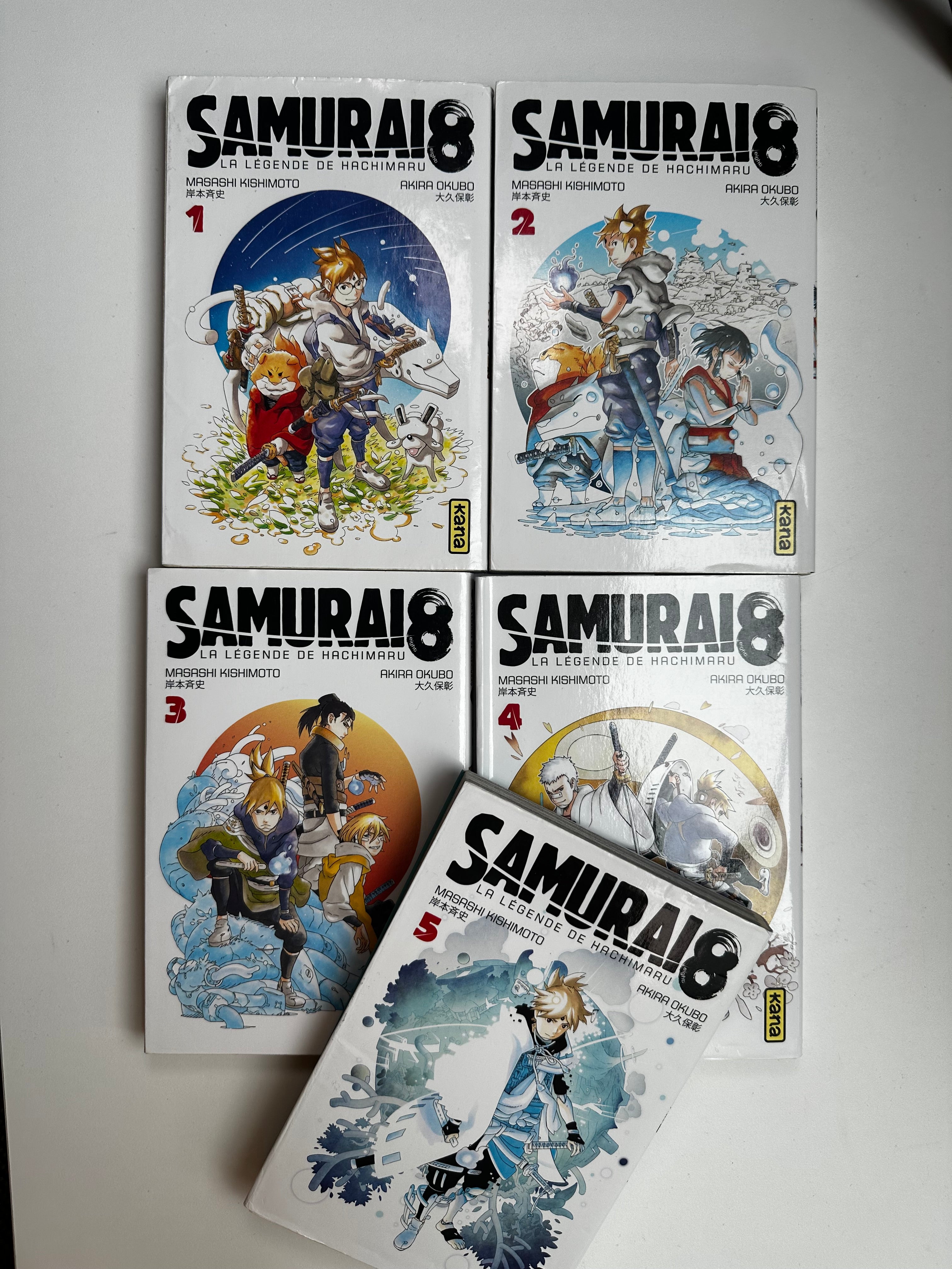 Samurai 8 – Tomes 1 à 5 (intégrale) - Manga - Occasion