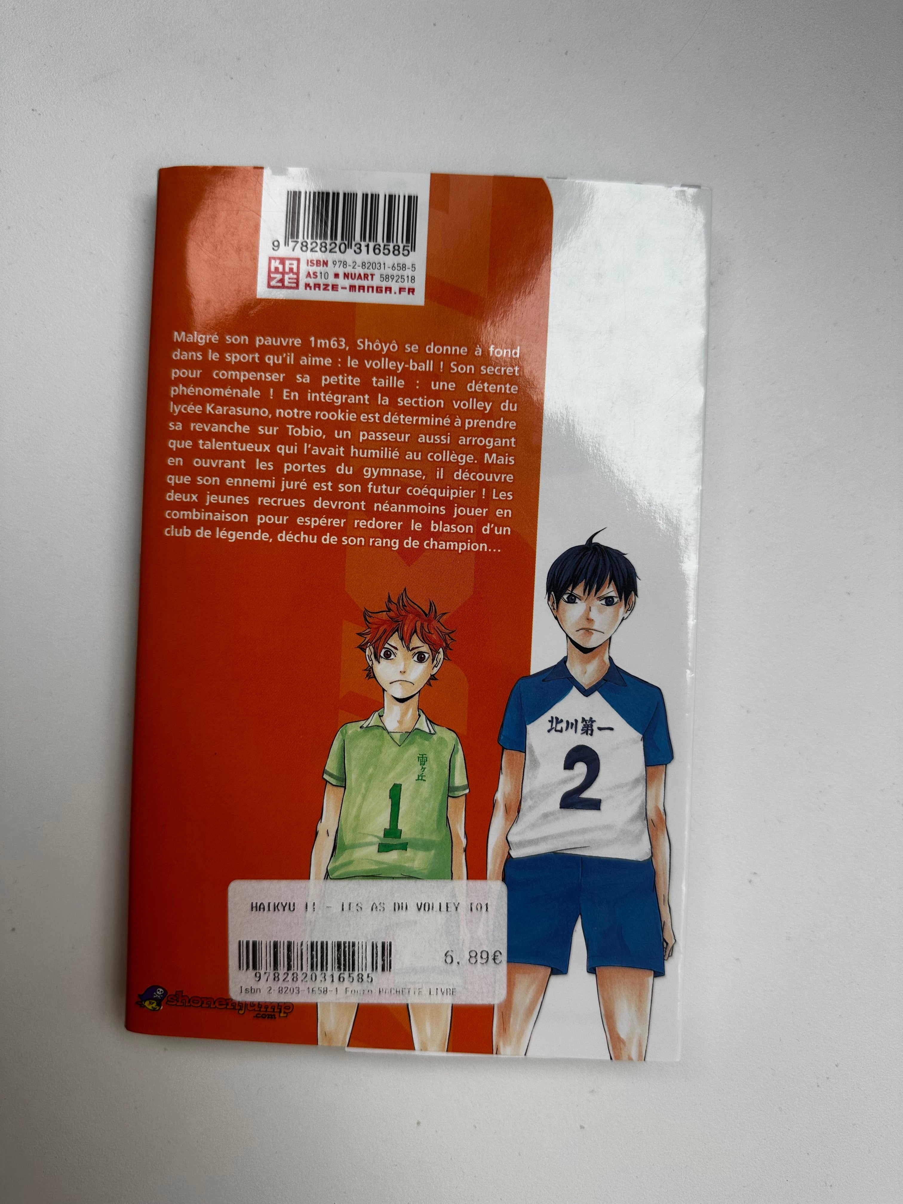 Haikyû!! Tome 1 - Manga - Occasion