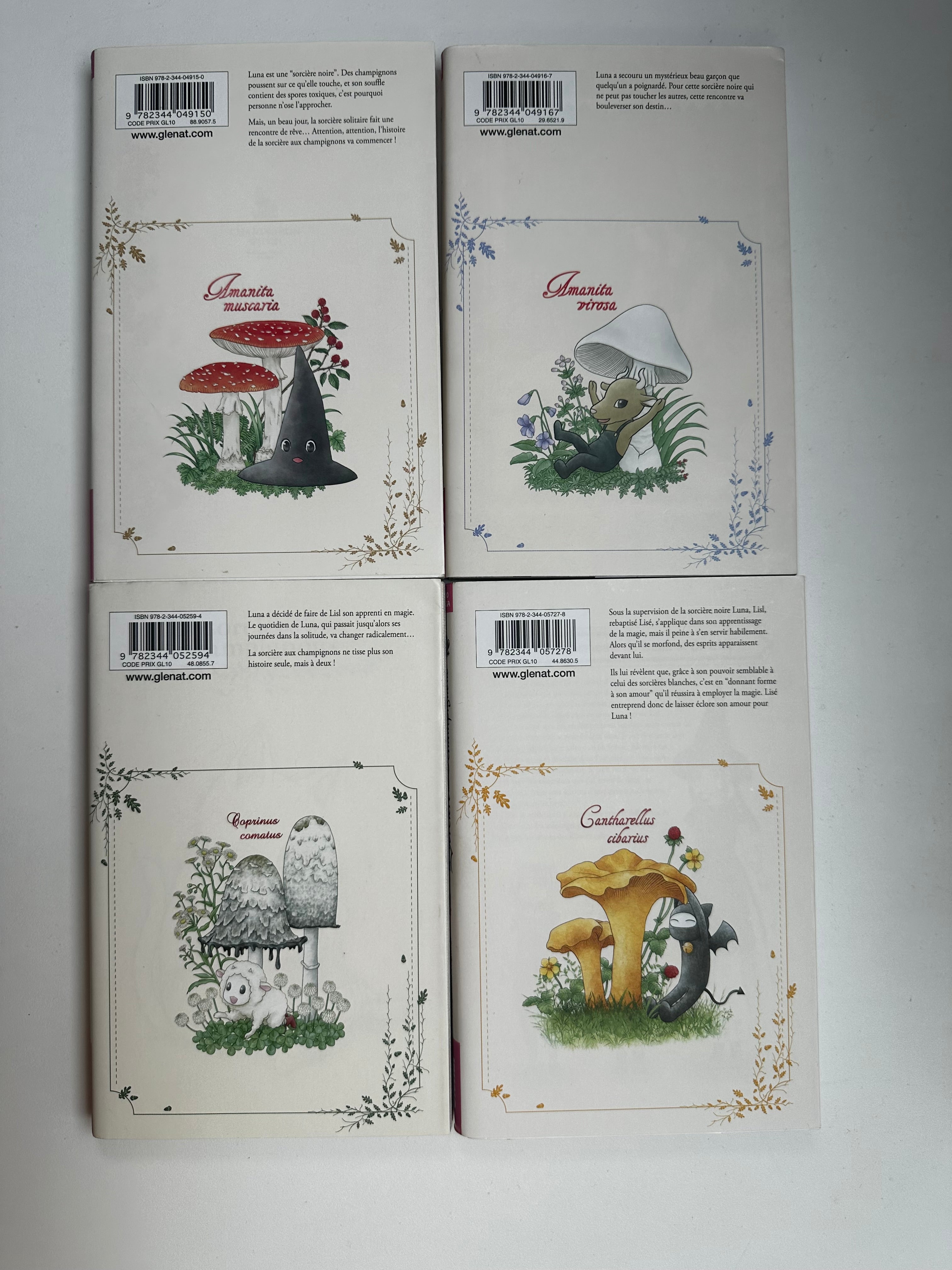 La Sorcière aux Champignons – Tomes 1 à 4 - Manga - Occasion