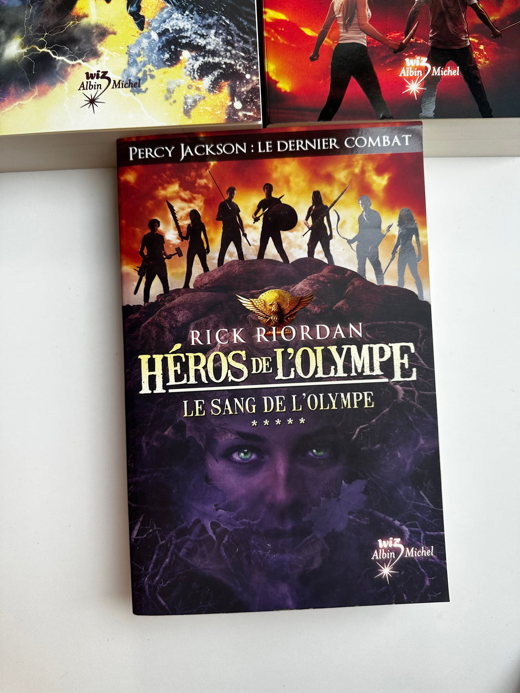 Saga Les Héros de L'Olympe - Rick Riordon - Lot tomes 1 à 5 occasion