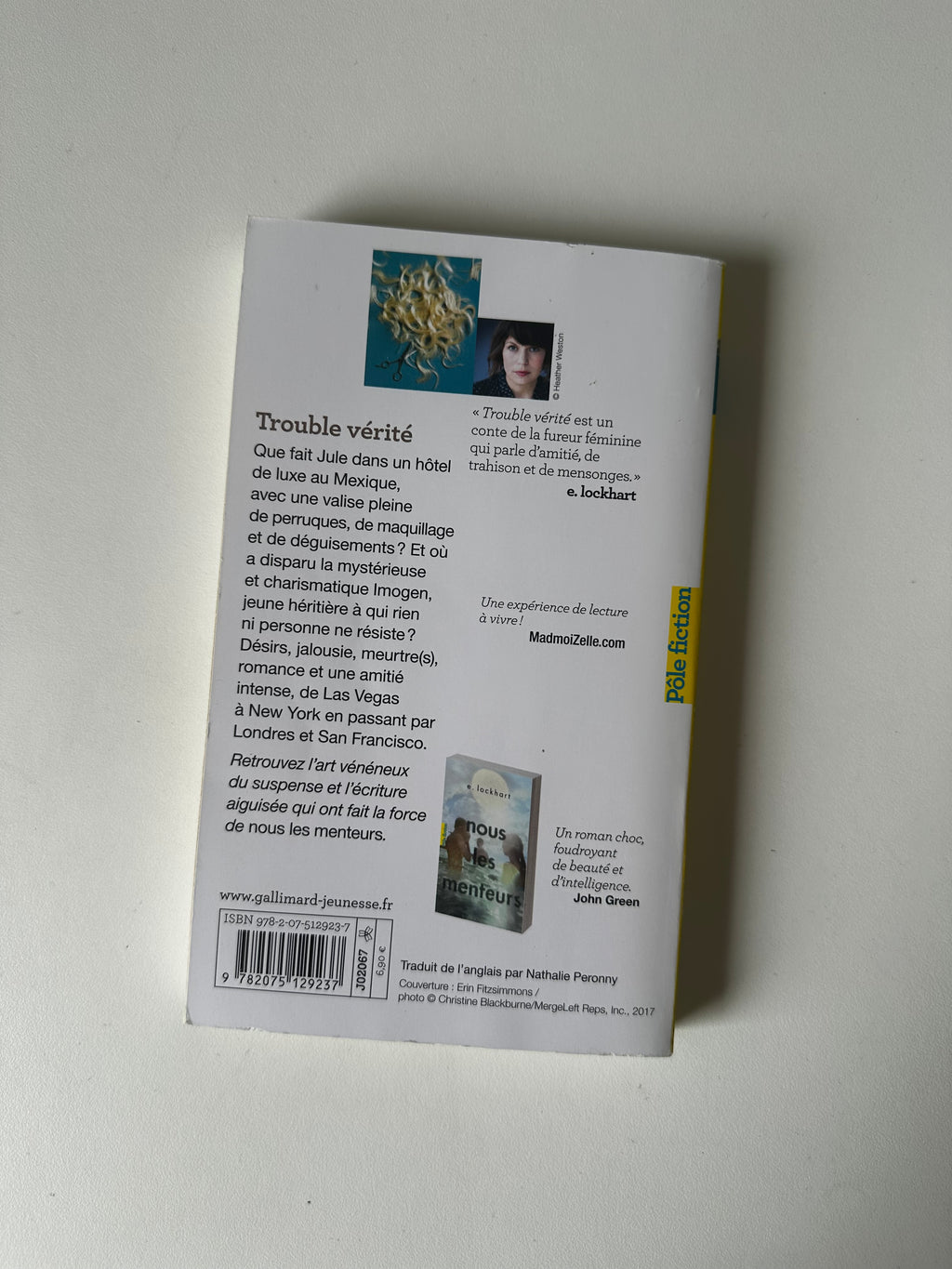 Trouble vérité de E. Lochart