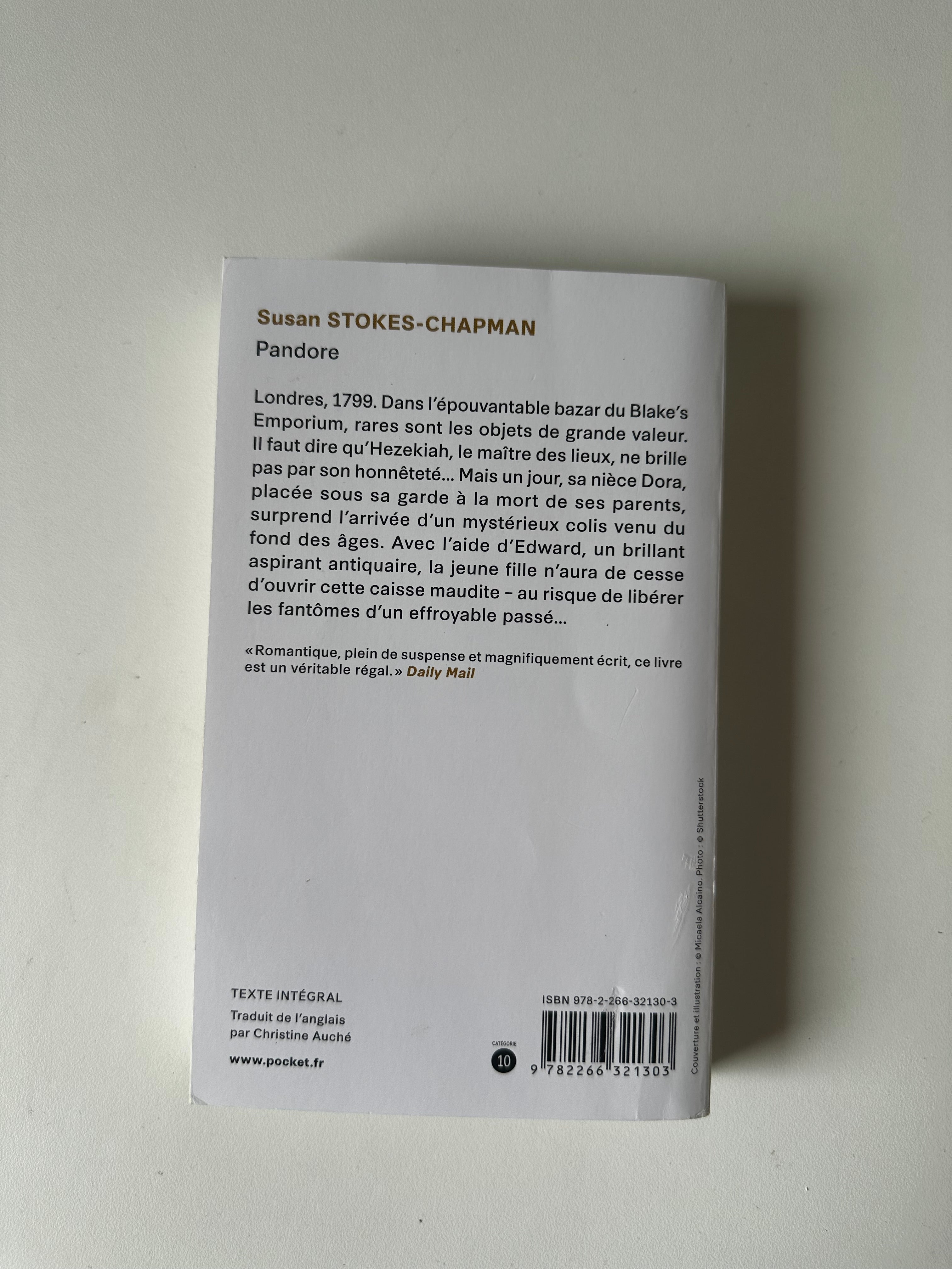 Pandore de Susan Stokes-Chapman - Occasion poche