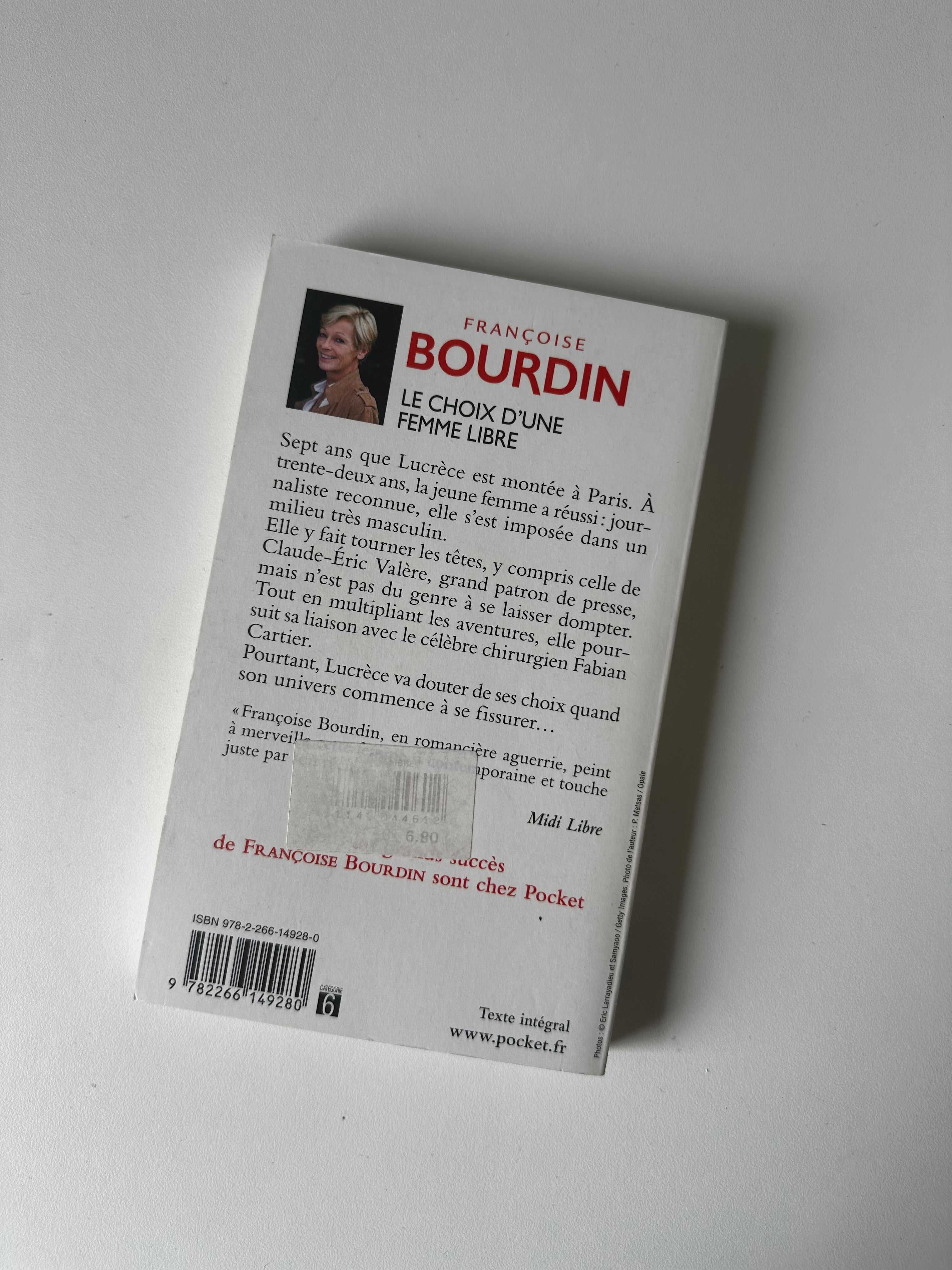 Le Choix d’une femme libre de Françoise Bourdin - Occasion