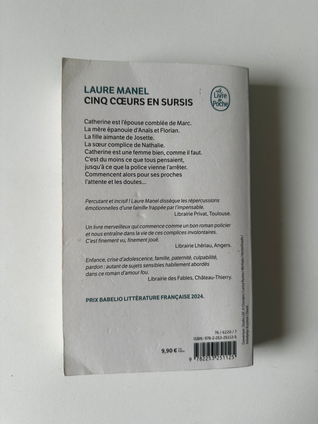 Cinq cœurs en sursis - Occasion poche