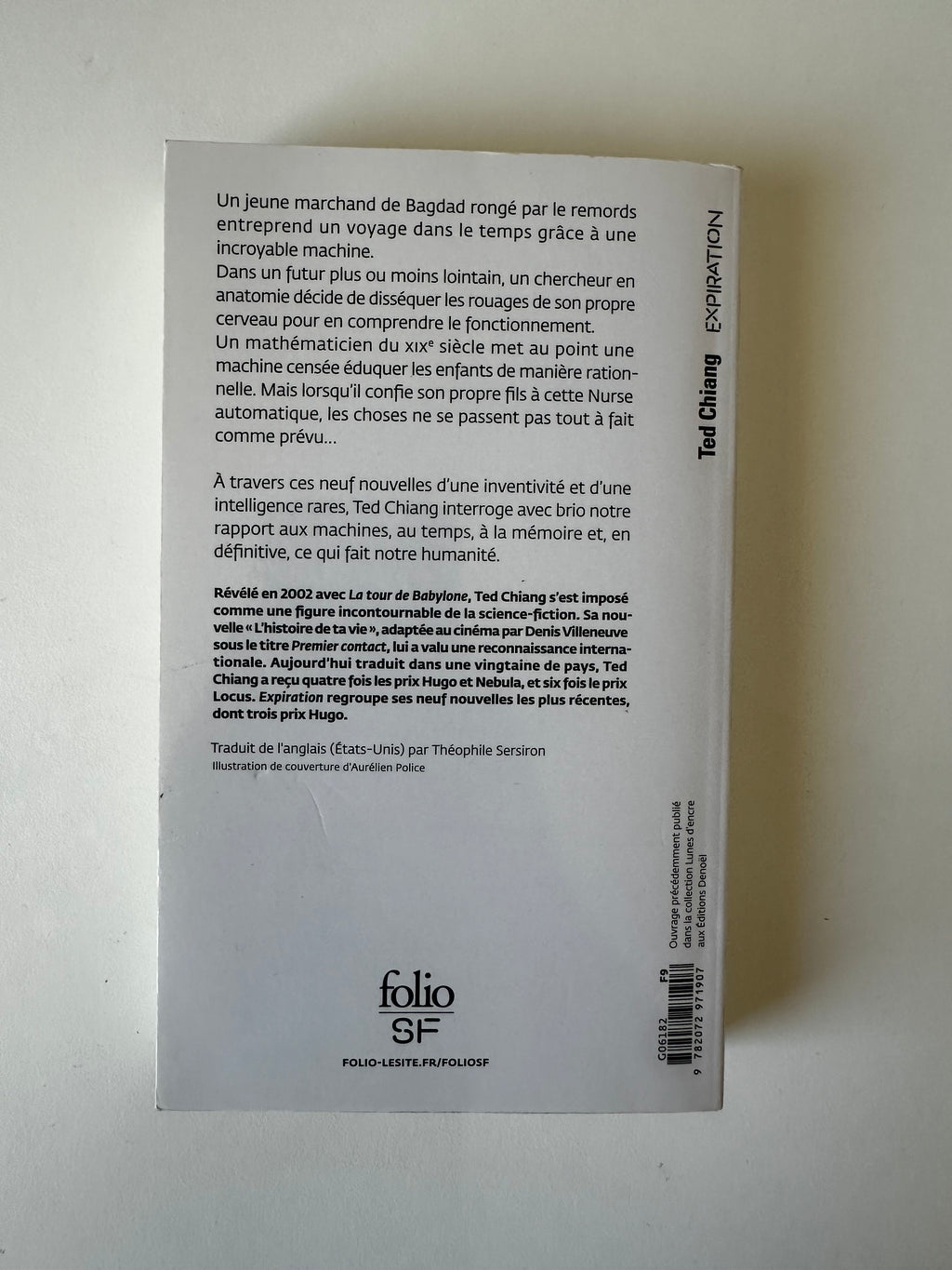 Expiration - Ted Chiang - Poche occasion