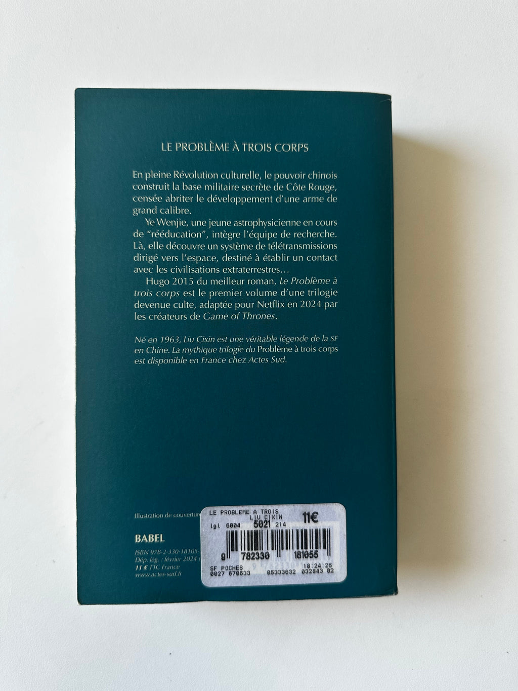 Le Problème à trois corps - Liu Cixin - Occasion