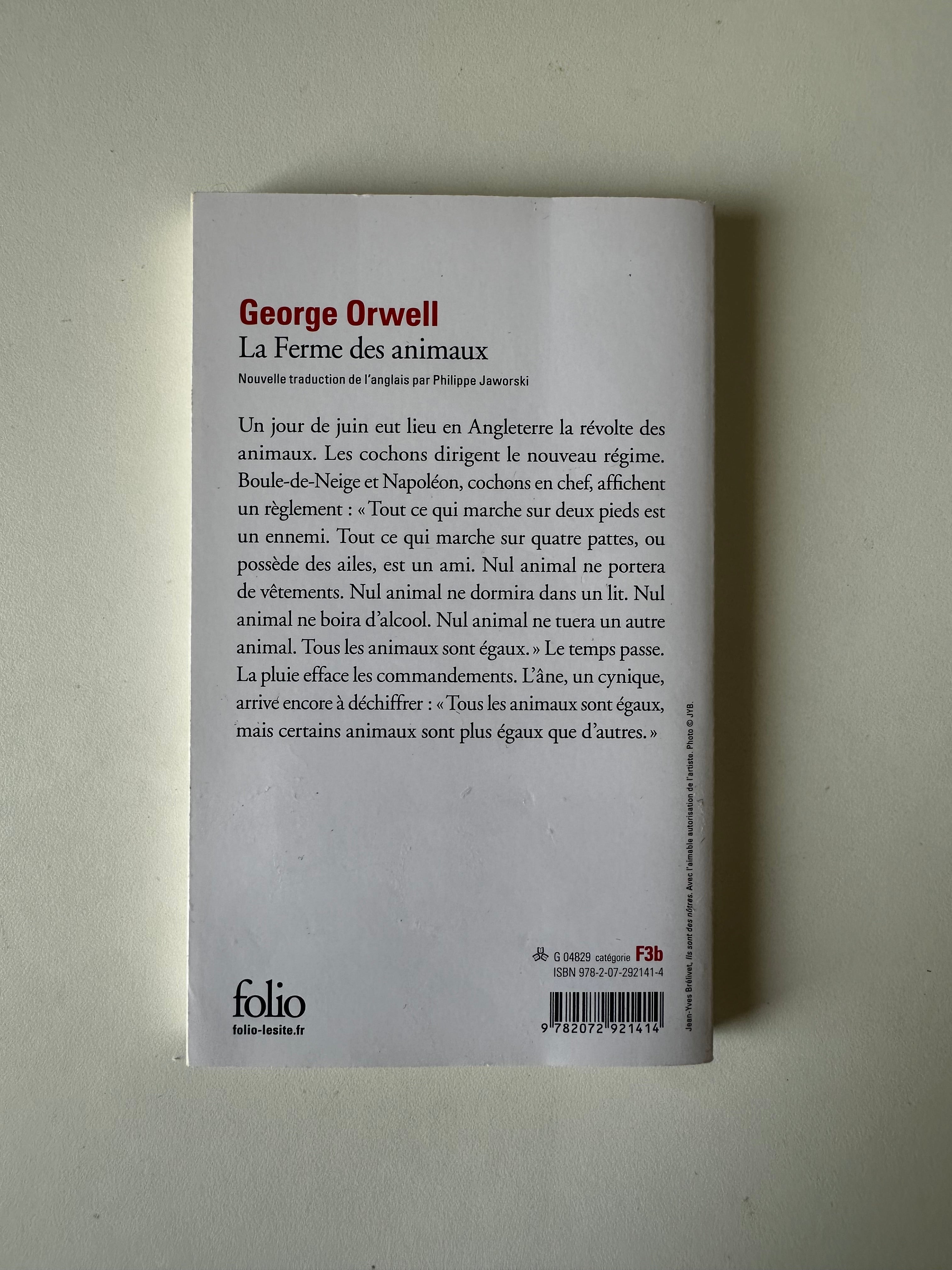 La Ferme des animaux - George Orwell - Occasion