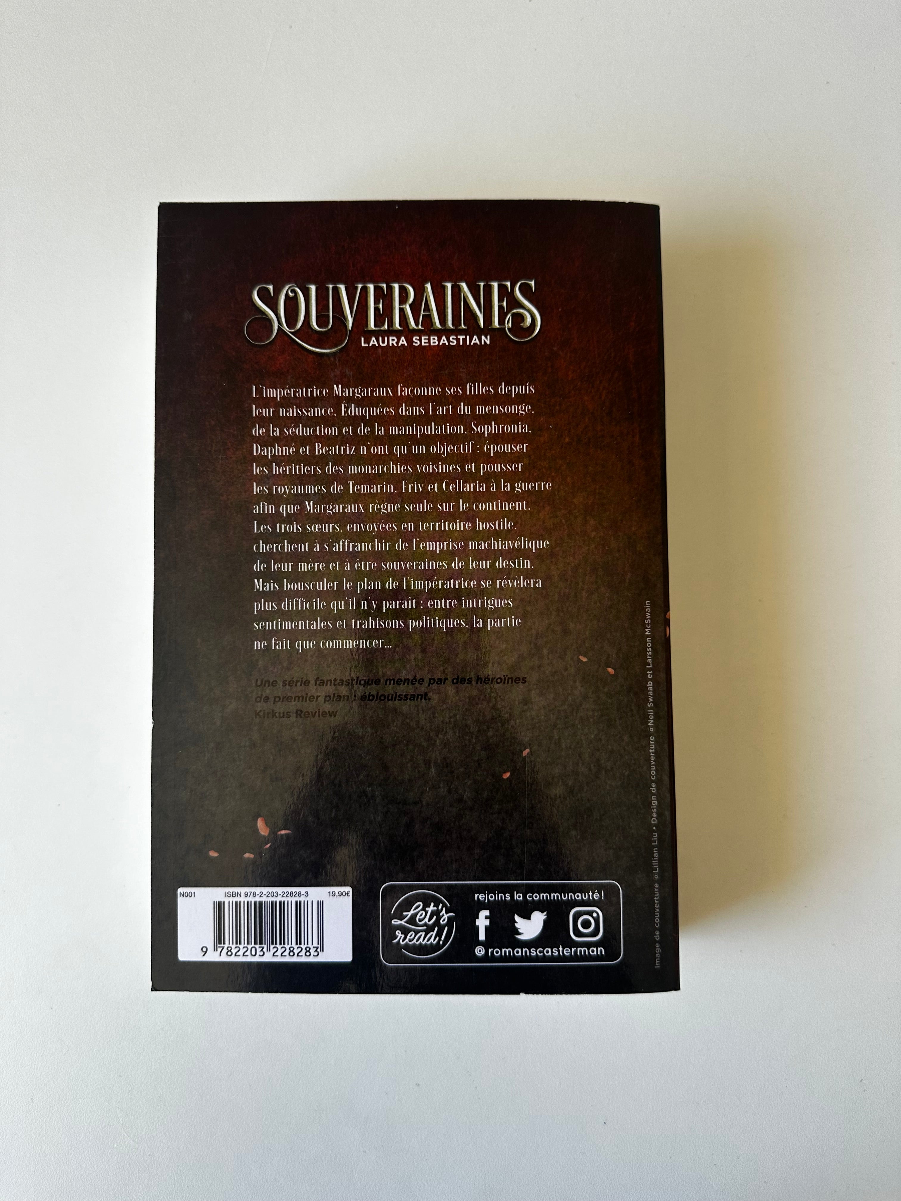 Souveraines Tome 1 de Laura Sebastian - Occasion