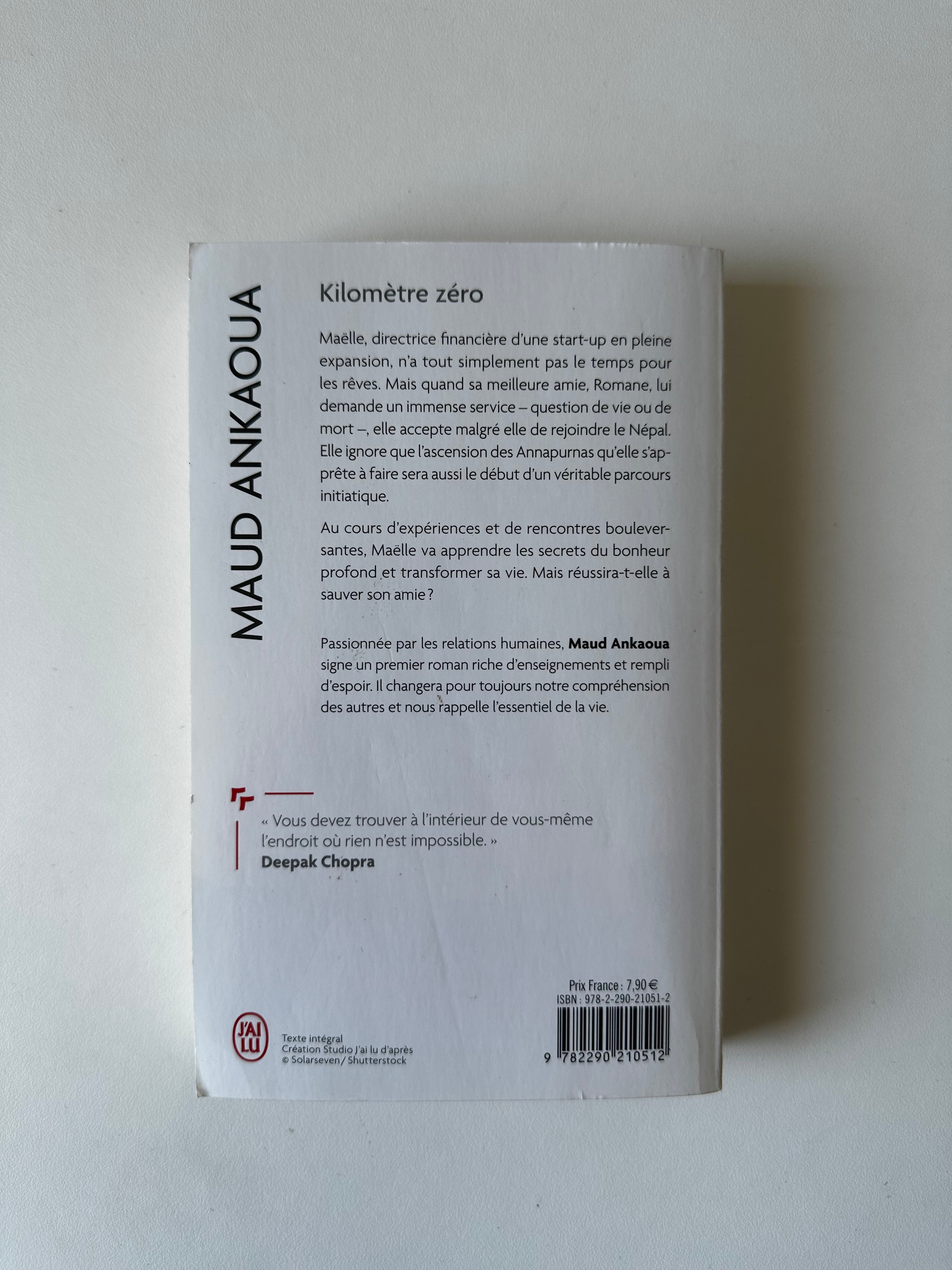 Kilomètre zéro de Maud Ankaoua - Occasion