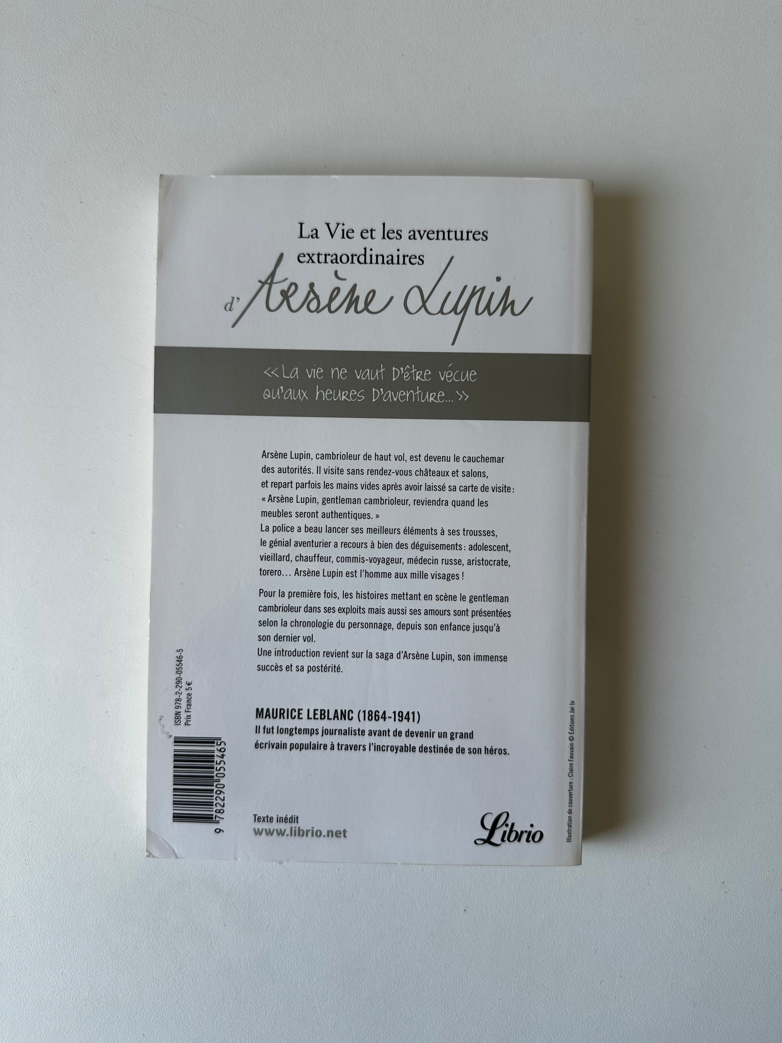 Arsène Lupin de Maurice Leblanc - Occasion