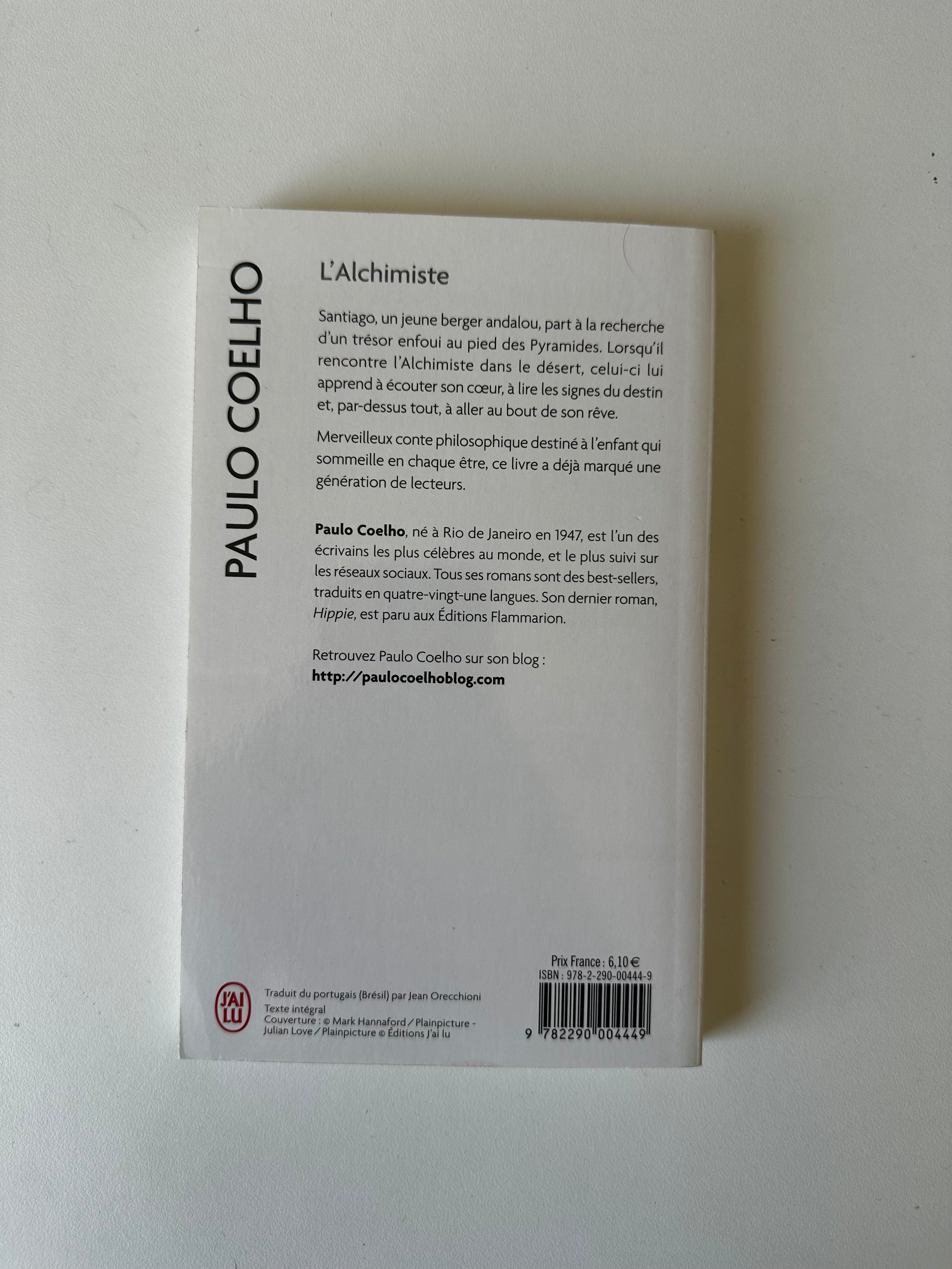 L'Alchimiste de Paulo Coelho - Occasion