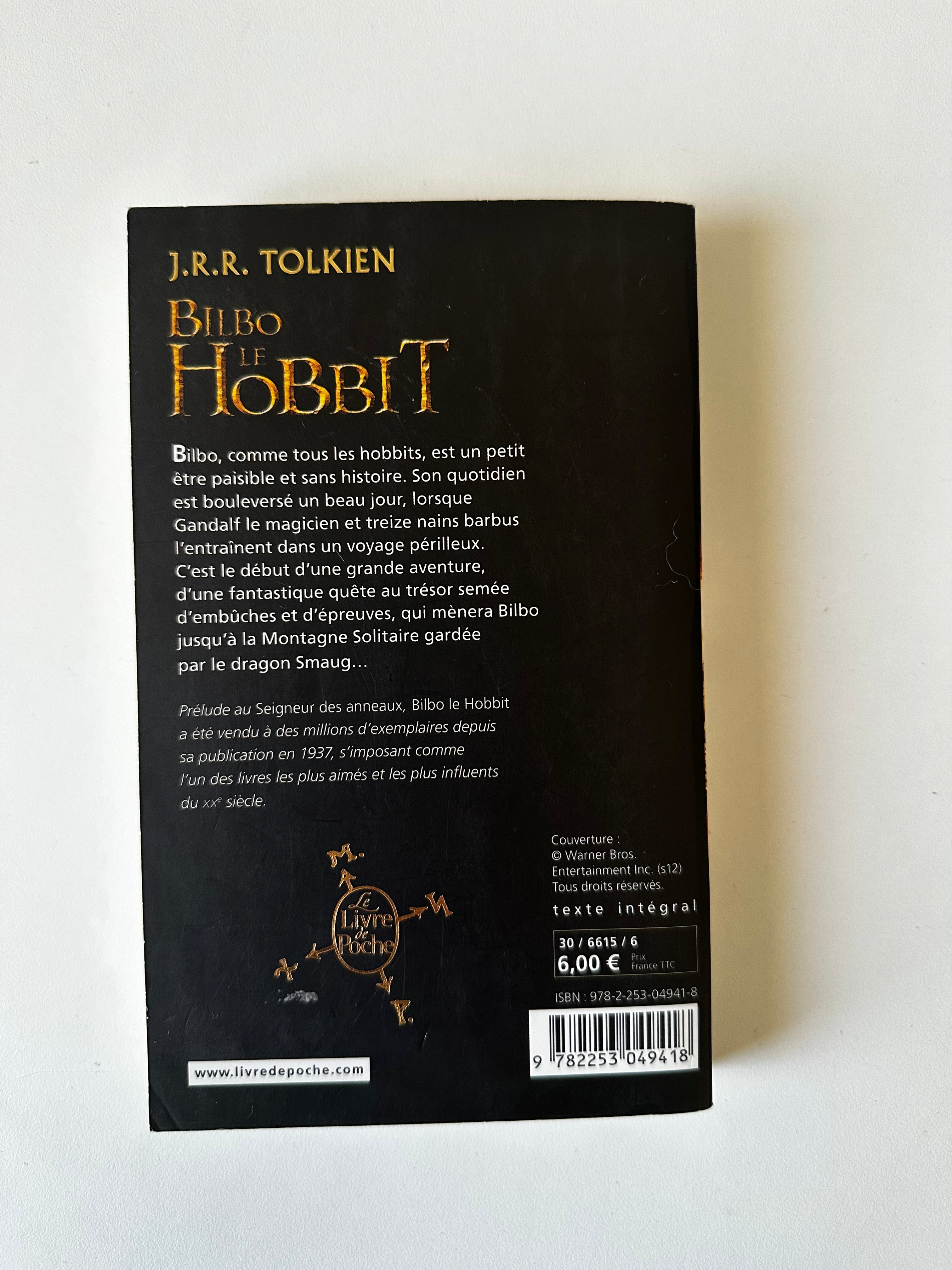 Bilbo le Hobbit de J.R.R. Tolkien - Occasion