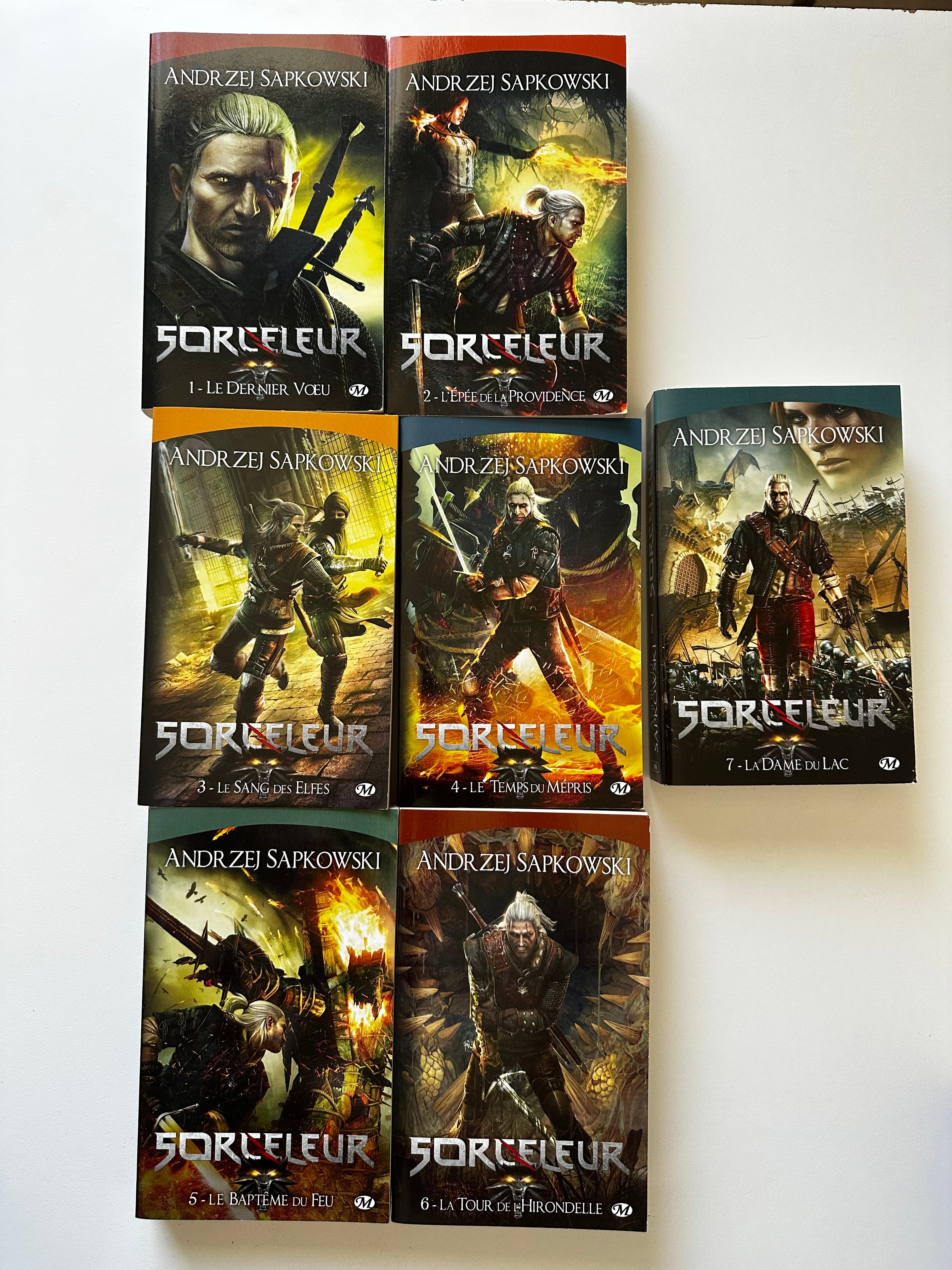Le Sorceleur – Tomes 1 à 7 (Intégrale en 7 volumes) de Andrzej Sapkowski - Occasion