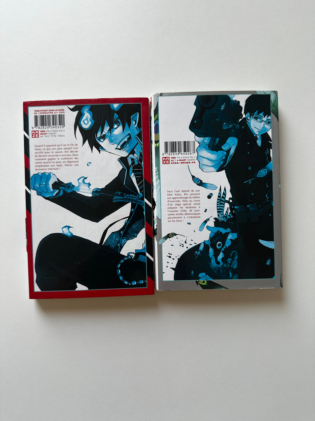 Blue Exorcist tomes 1 & 2 de Kazue Katō - Occasion