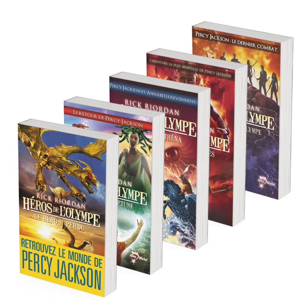 Saga Les Héros de L'Olympe - Rick Riordon - Lot tomes 1 à 5 occasion