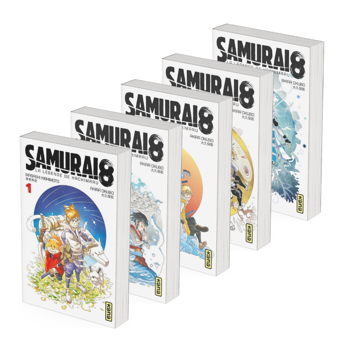 Samurai 8 – Tomes 1 à 5 (intégrale) - Manga - Occasion
