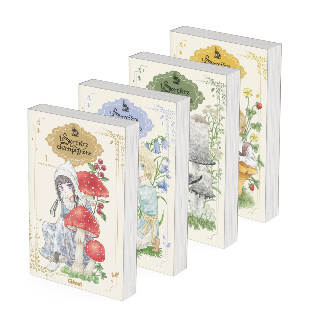 La Sorcière aux Champignons – Tomes 1 à 4 - Manga - Occasion