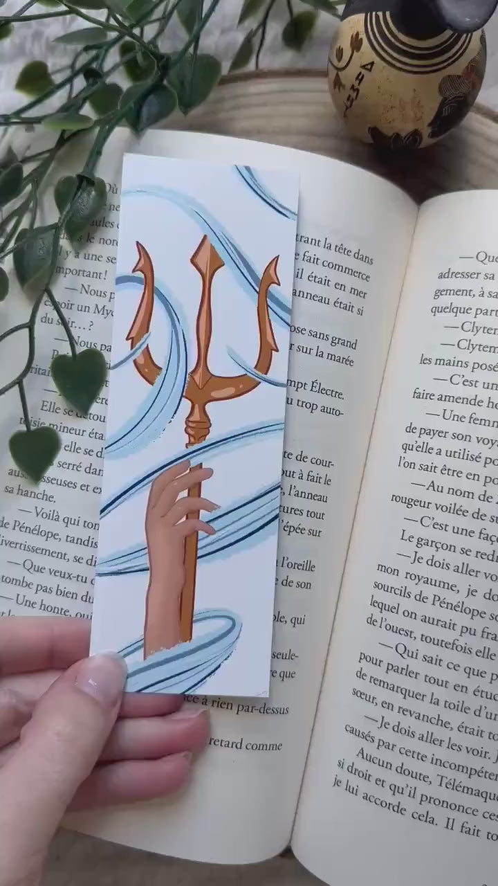 Marque-Page Poséidon - Mythologie grecque
