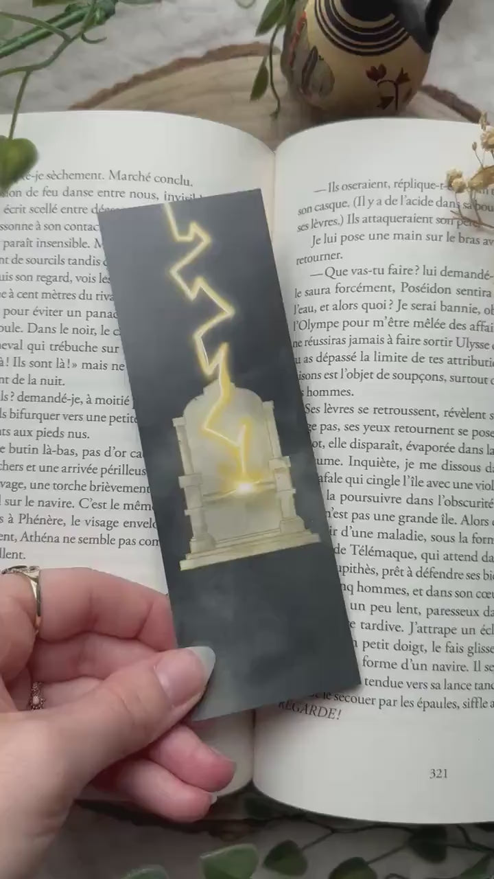 Marque-page dieu Zeus – La puissance de l’Olympe